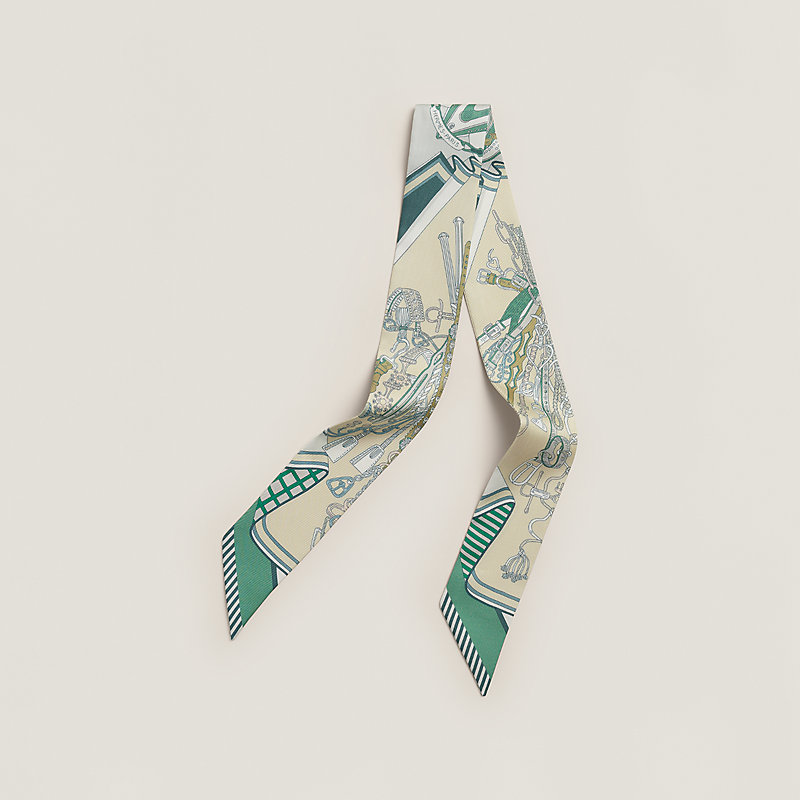 Twilly 《鞍職人の花束》 - グリーン | Hermès - エルメス-公式サイト